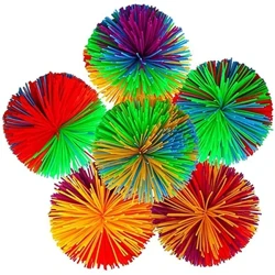 6/8/10Cm Tung hứng Bóng Nhiều Màu Sắc Dây Cao Su Bóng Đồ Chơi Dành Cho Trẻ Em Chống Căng Thẳng Co Giãn Bóng Trẻ Em đồ Chơi Mới Lạ Ngộ nghĩnh Đồ Chơi Cao Su