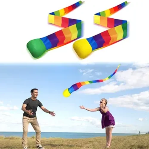 Rainbow Tail Ball Ekologiško audinio smėlio maišelis Meteor Ball saugus gaudymas uodega minkštas rutulys darželio mokyklos jutimo lavinimo vaikiškas žaislas