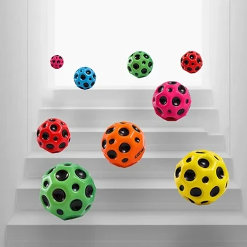 PU Foam Solid Pous Bouncing Space Ball Super High Pop Bouncing Ball para Pahusayin ang Koordinasyon ng Kamay-Eye na Laruang Jumping Ball ng mga Bata