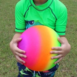 Rainbow korvpallipalli mänguväljak täispuhutavad mänguasjad väljas spordimängud Kinder Spiele Juegos Divertidos