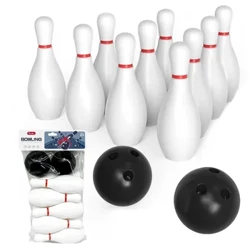 I-Bowling Set Amabhola e-Kidstoy Game Izingane Amathoyizi Imidlalo yasendlini I-Pinplastic Outdoor Toddler Kit Lawn Ezemidlalo 10 Isipho Sezemfundo