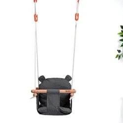 ʻO ka ʻeke lole pēpē Swing i loko o ka hale i loko o ka hale pulupulu Linen lole ʻeke ʻeke haʻuki ma waho o ka noho ʻana o nā pēpē Swing pāʻani no nā keiki.