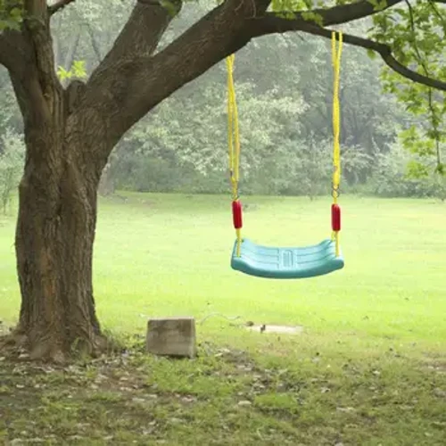 Kids Swing Flying Toy Kids Mga Bata Panlabas na Sports Swing Hanging Swing Seat Rainbow Curved Board Swing Para sa Hardin sa Backyard Patio