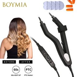 Tongs kanggo ekstensi rambut ekstensi rambut konektor mesin extension tongs Tip Pemanasan Rambut Extension Wesi panas