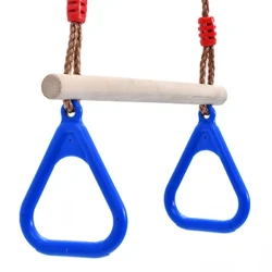 Haurrentzako Eraztunak Swing Jolastokia Hegan Gimnasio Eraztunak Swing Flying Pull Up Kirolak Kanpo Barruko Gimnasio Swing Haurrak Entrenatzeko Jostailuak