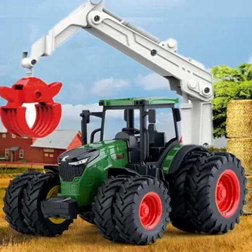 I-Farm Tractor Inertia Toy Car Model Transport Trailer Engineering Vehicle