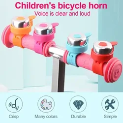 1PC Tali Portabel Indah Bayi Skuter Bell Anak-anak Anak-anak Sepeda Bell Tali Tanduk Sepeda Lucu Aksesoris Sepeda untuk Anak-anak Sepeda