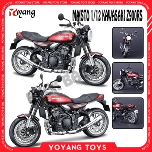 Maisto 1/12 escala kawasaki z900rs motocicleta modelos de aleación modelos fundidos de automóviles recolección de automóviles kawasaki regalo de automóvil para niños juguete