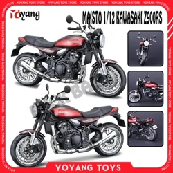 Scála Maisto 1/12 Samhail Gluaisrothar Kawasaki Z900RS Múnlaí Alloy Diecast Bailiúchán Bréagáin Gluaisteán Bronntanas Gluaisteán Samhail Kawasaki do Bréagán Kid
