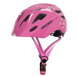 Kids Cycling Helmet Adjustable Safety Helmet with Taillights Skating Helmet Lightweight for Skateboard Balance Bike