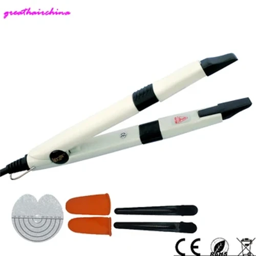 1 Pieces Pinakabagong Fashion Propesyonal Mini LED Temp Control Hair Extension Iron Heat Keratin Fusion Connector Tools Libreng Pagpapadala