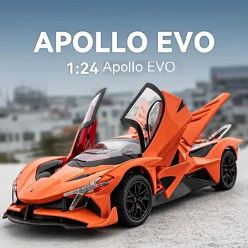 1:24 Apollo Solar God Alloy Modelbil - Unikt samleobjekt for bilelskere - Detaljeret håndværk, robust konstruktion