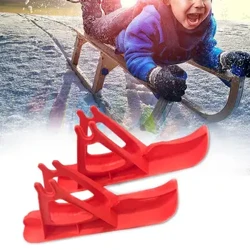 Rothar Iarmhéid Sneachta Sledge Bord Sciála Kids Aosach Oiliúint Allamuigh Rothar Sciáil Walker Ticken Sleigh Slider Snow Luge Accessories