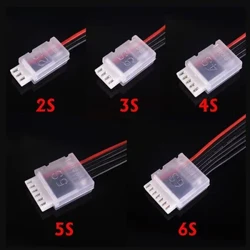 5/10 peças protetores de plugue de equilíbrio de bateria JST-XH 2s 3s 4S 5S 6s protetor de cabeça de equilíbrio ab fivela clipe compatível com avião rc barco