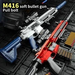 M416 Vỏ Đẩy Mềm Đạn Súng Đồ Chơi EVA Súng Trường Bắn Tỉa Tải Bằng Tay Ăn Gà Vũ Khí Bé Trai Chơi CS Trò Chơi Chiến Đấu quà Tặng