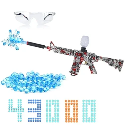 Gleiniau Ball Dŵr Trydan Teganau Gwn M416 Shooter Rifle Arf CS Ymladd Gêm Awyr Agored Airsoft ar gyfer Plant Oedolion