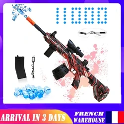 Graffiti Leictreach Liathróid Uisce Gunna Bréagán M416 Iomlán Accessories Raidhfil Airsoft Toy Gun CS Troid Allamuigh Cluiche Bréagán do Leanaí Fásta