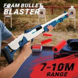 Airsoft Toy Gun Blaster Air Powered Shell Espulsione Spring Shell Gettato Foam Dart Blaster per bambini Giochi di tiro all'aperto