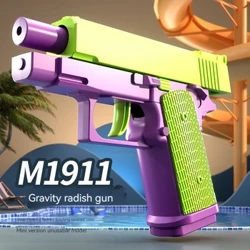 3D Củ Cải Súng Đồ Chơi Mô Hình Không Thể Bắn M1911 Súng Ngắn Đại Bàng Sa Mạc Trống Tải Treo-lên 3D In Fidget Đồ Chơi cho Bé Trai Giải Nén