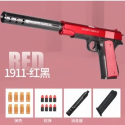 Vỏ Ném Mềm Viên Đạn Airsoft Súng Ngắn Đồ Chơi EVA Trẻ Em Súng Đồ Chơi Ngoài Trời Vũ Khí Chiến Đấu Ăn Gà Viên Súng Đồ Chơi Cho Bé Trai