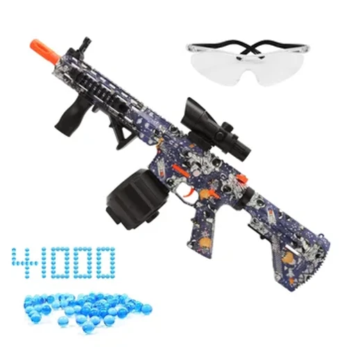 Gleiniau Ball Dŵr Trydan Teganau Gwn M416 Saethwr Reiffl Arf CS Ymladd Gêm Awyr Agored Airsoft ar gyfer Plant Oedolion