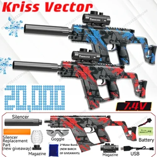 Manual Victor Dagger Bisa Bukak Toy Gun Boy Submachine Gun