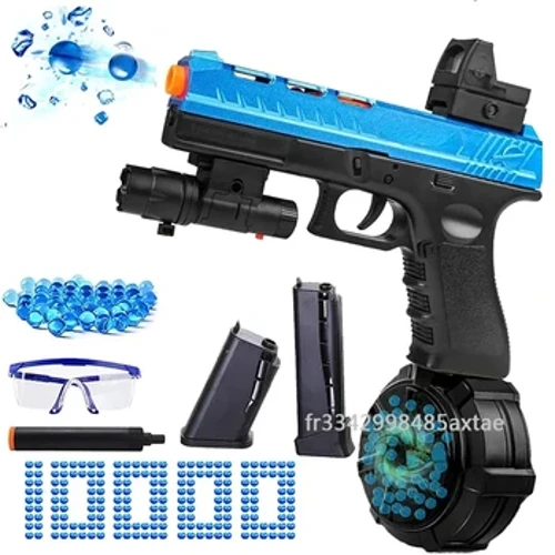 2 IN 1 Leictreach Splatter Liathróid Gunna Bréagán Cluiche Allamuigh Airm Piostail Coirníní Uisce Piostail Do Dhaoine Fásta Kids