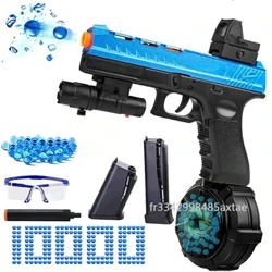 2 IN 1 Electric Splatter Ball Toy Gun Outdoor Game Weapon Pistola Water Beads Pistol Para sa Mga Matanda na Bata