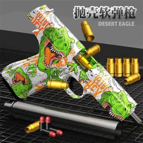 Shell Ejection Soft Bullets Mga Laruang Baril Para sa Mga Lalaking Babae Tiktok Gun Pistol Regalo sa Kaarawan ng mga Lalaki