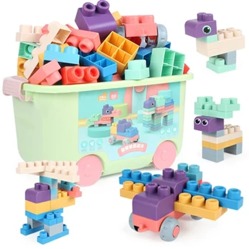 Bērnu mīkstas plastmasas 3D celtniecības bloki liela izmēra rotaļlietas Zīdaiņu mīkstie gumijas bloki daļiņu ķieģeļi Rotaļlieta agrīnās izglītības rotaļlietas mazuļiem Dāvana