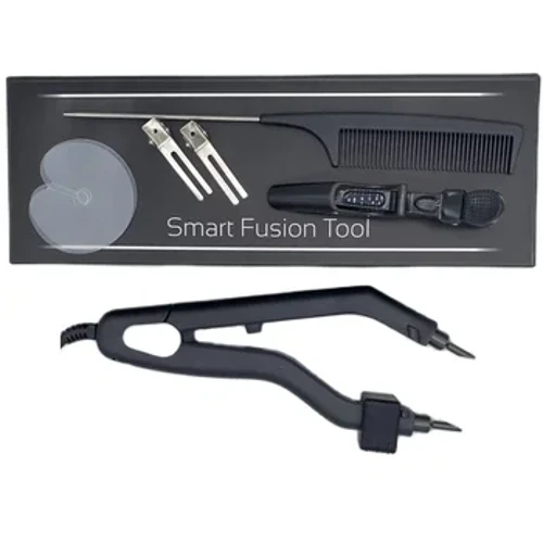 KIT de connecteur de cheveux à chaleur noire, fer à chaleur rapide à 220 degrés L-601 à température contrôlable