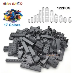 122pcs Thick Figus Bricks 12 size DIY Building Blocks Educational Creative size Ihambisana namathoyizi epulasitiki angu-3001 Wezingane