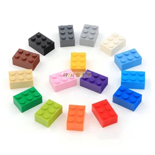 40 Chiếc Dày 2X3 DIY Khối Xây Dựng Nhân Vật Gạch Chấm Bi Giáo Dục Sáng Tạo Kích Thước Tương Thích Với 3002 Đồ Chơi Bằng Nhựa dành Cho Trẻ Em