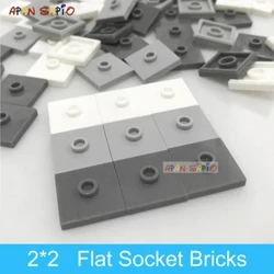 50 τεμ. DIY Building Blocks Convex Seat Bricks 2x2 Dots Εκπαιδευτικά Πλαστικά Παιχνίδια για Παιδιά Συμβατά Μάρκες Παιδικά Δώρα 87580