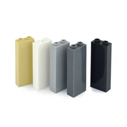 Blociau Adeiladu Uchel MOC Dotiau Trwchus 1x2x5 1x1x5 Addysgol Brics Piler Plastig Creadigol Teganau i Blant Sy'n Cyd-fynd 2453 2454