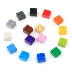 60pcs DIY Building Blocks Thick Figures Bricks 2x2 Dots Educational Creative size Ihambisana Na 3003 Plastic Amathoyizi Wezingane
