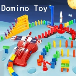 120 stk Domino blokke Domino brætspil Plast Model Building Tool Legetøj Til Børn Pige Dreng Børn Pædagogisk julegave
