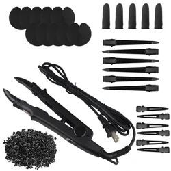 ARLANY Κιτ εργαλείων επέκτασης μαλλιών Fusion Heat Iron Connector Keratin Beads Pro Keratin Bonding Tool Hair Styling Weft Extensions
