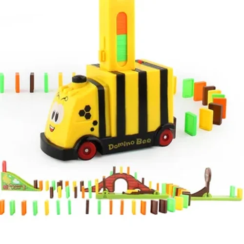 Treinspeelgoed Domino's Plastic Klassiek geassembleerd speelgoed voor kinderen Kinderen Domino's Spelblokken Educatief speelgoed Verjaardag Kerstcadeau