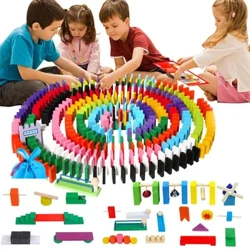 Izingane Zokhuni Domino Institution Izesekeli Jigsaw Amathoyizi Dominoes Interactive Game Isitho Izinkuni Blocks Ukufunda Izingane Toy Izipho