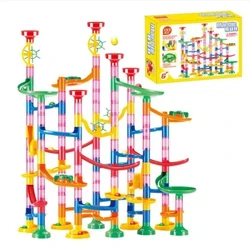 Marble Run Building Blocks Slide Toys for Children DIY Track Pipe Blocks Maze Balls კრეატიულობა კონსტრუქტორი საგანმანათლებლო სათამაშოები საბავშვო