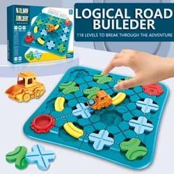 Loginis kelias vaikams Marble Run Montessori galvosūkis automobilių takelis žaislas lenktynių automobilių bėgių blokai bėgių bėgių pastatų statybos žaidimas