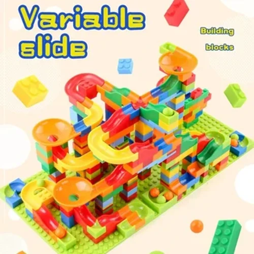 Дитячий лабіринт Fairway Building DIY Brick Assembly Marble Racing Block Маленький будівельний блок Particle Assembly Розвиваючі іграшки