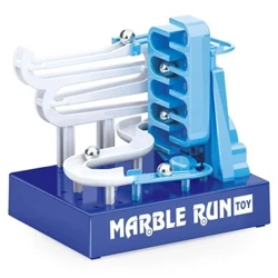 Elektronesch Marmer Kugel Konstruktioun Race Track Bausteng Track Maze Toy with Music Einfach Assemblée fir Kid Educational Toys