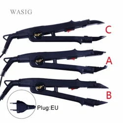 1pc JR-611 A/B/C punta Ferro da stiro a calore costante Connettori Strumenti per estensioni dei capelli Bacchetta di ferro di fusione Strumento di fusione del ferro + presa UE