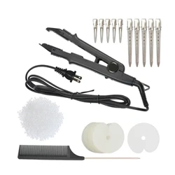 Matu pieaudzēšana Fusion Heat Iron Connector 50Gb Viena cauruma Heat Shield aizsargi 10Gb Matu Spraudes 50g Keratīna Pērlītes