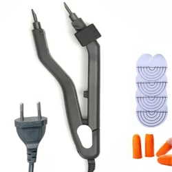 Tongs kanggo ekstensi rambut ekstensi rambut konektor mesin extension tongs Tip Pemanasan Rambut Extension Wesi panas