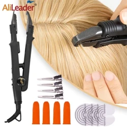 Nueva extensión de cabello herramientas de unión de queratina de hierro temperatura de calor profesional conector de fusión de queratina de hierro constante