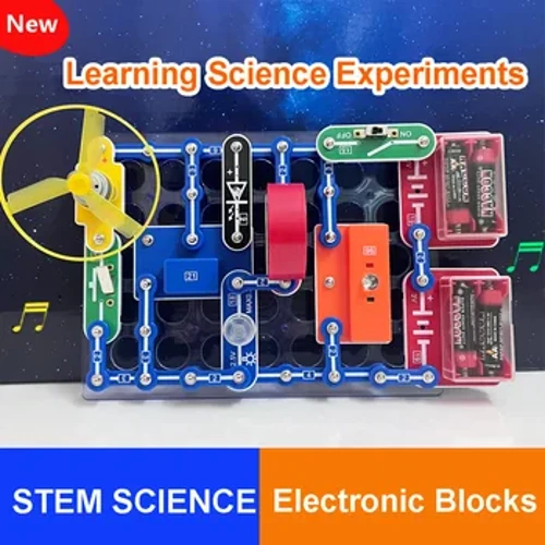 Circuit Electronic Blocks Building Kit Physik Experimenter Circuit Fir Studenten Cadeau Kanner Stamm Science Toys