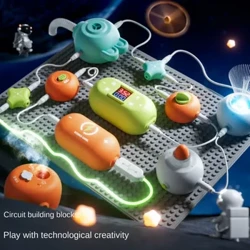 Kids Circuit Blocks Science Toy Electronic Circuit Educational Toys For Childen Physical Education Learning Montessori Toy